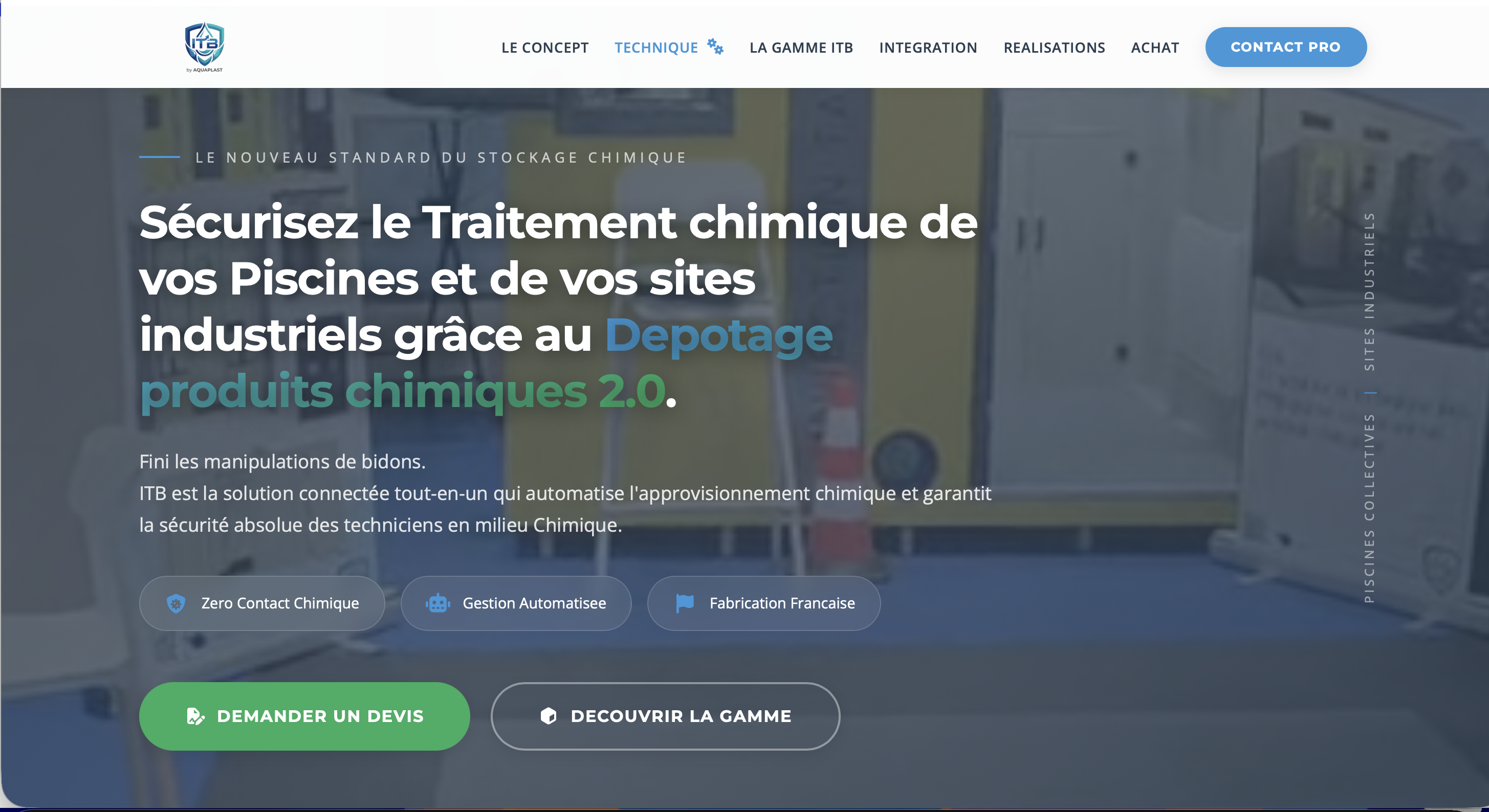 Réalisation Solution ITB — création de site web aux Sables-d'Olonne